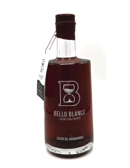 Licor de Arándanos. Botella