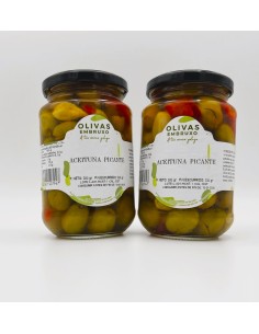 Olivas Embruxo. Aceitunas Picantes. Valor nutricional. 2
