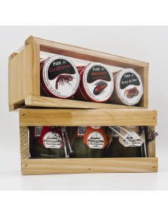 Pack de tres patés de conservas chaquete. Perfecto para regalar. 2