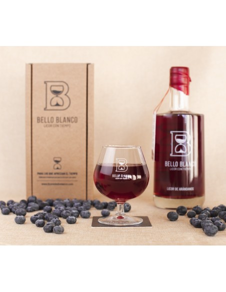 Licor de arándanos Bello Blanco.